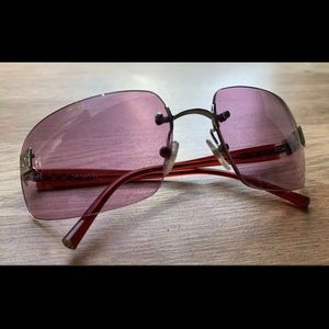 Vintage pink Chanel shades.. Authentic no box